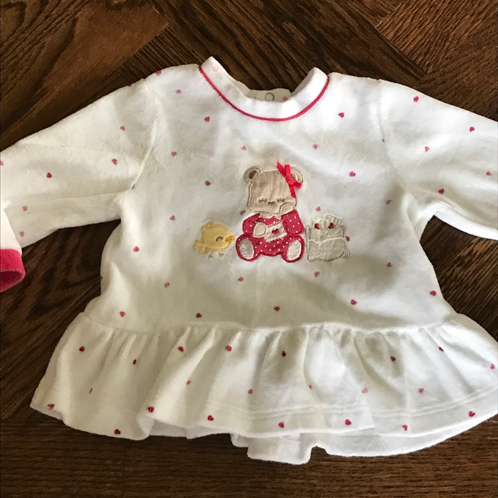 Mayoral Teaberry Love Letter Footed Pant Set